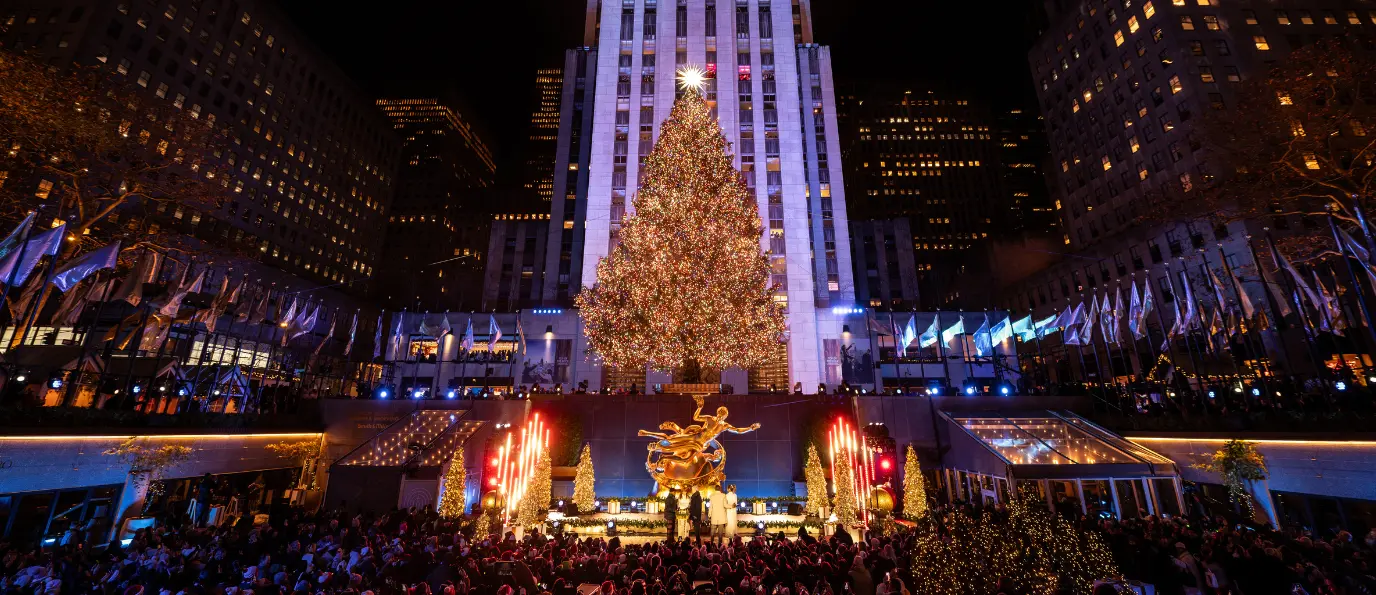 The holidays at Rockefeller Center
