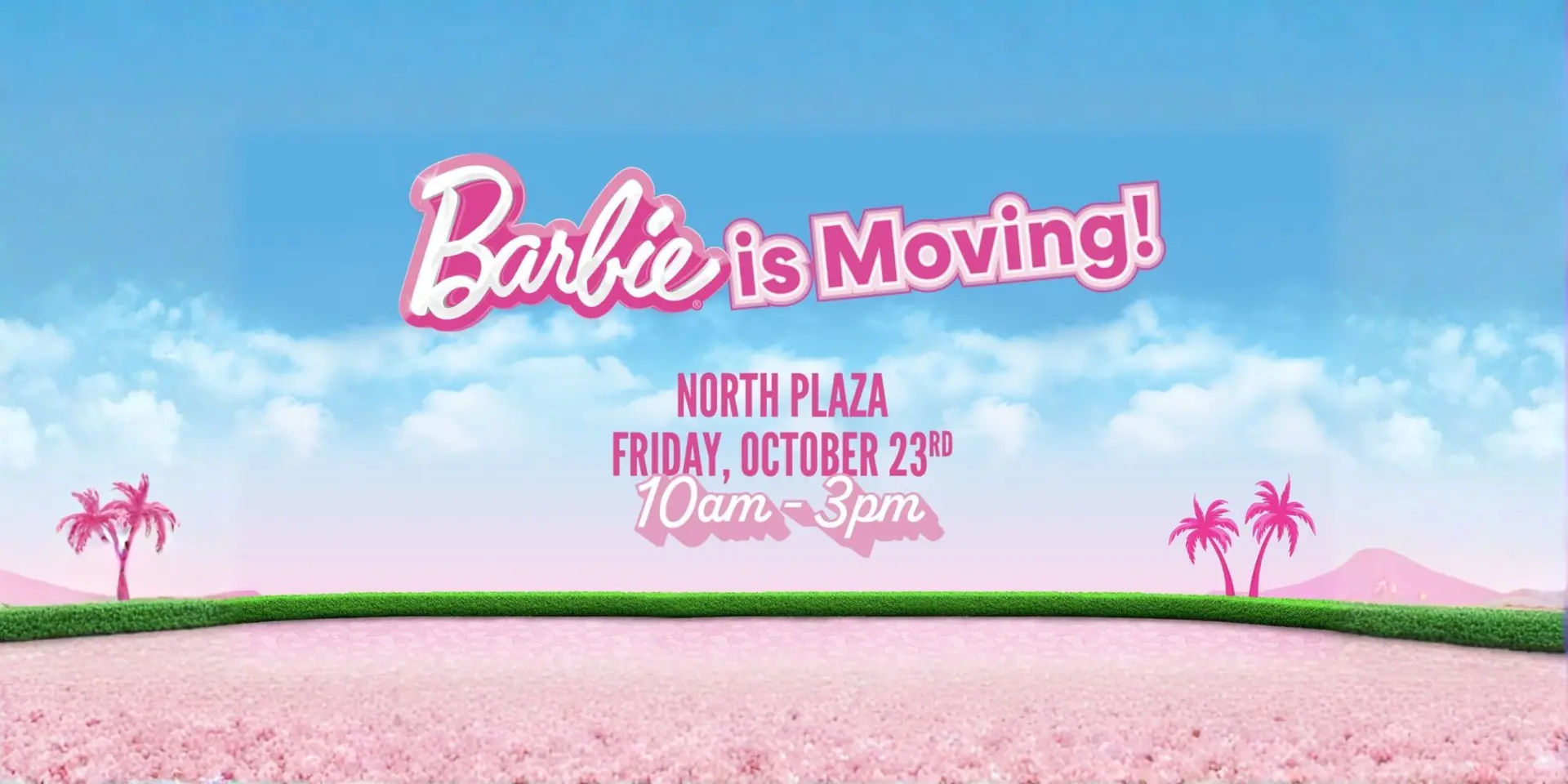 barbie is moving event