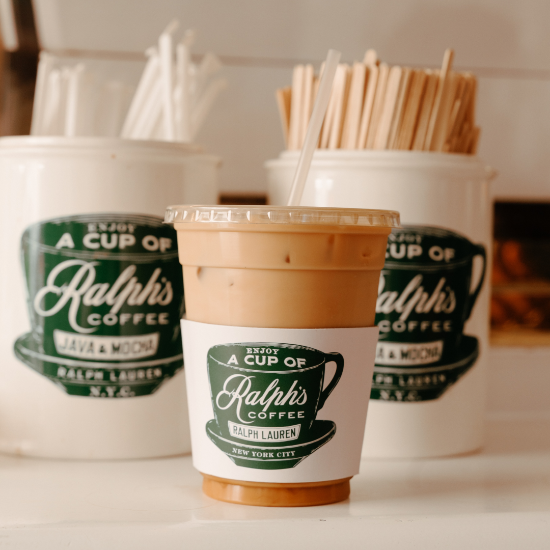 An iced coffee from Ralph's Coffee Truck at Rockefeller Center