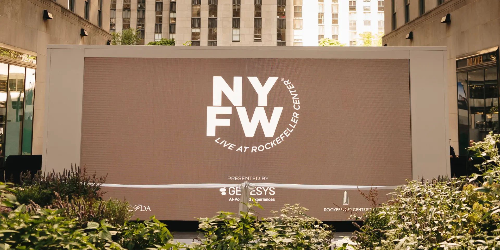 NYFW at Rockefeller Center