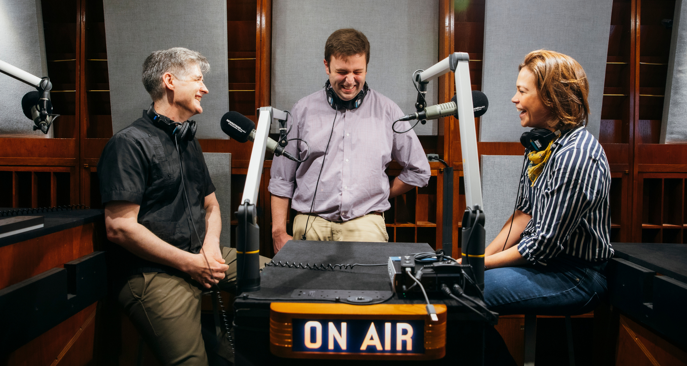 Hosts Dave Arnold & Nastassia Lopez with Jean Nihoul