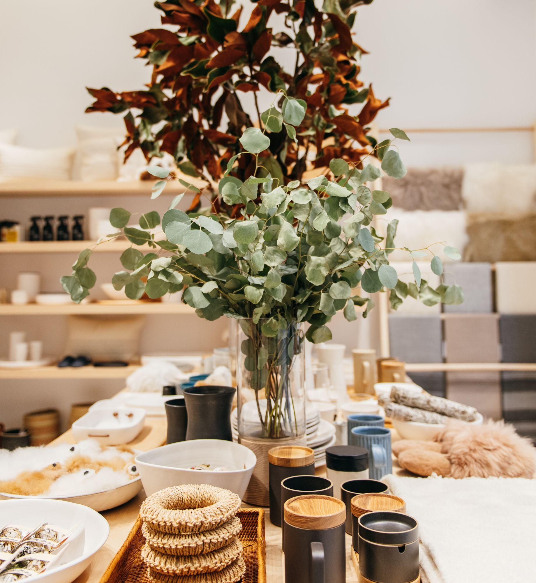 Inside the CÔTE À COAST pop-up shop