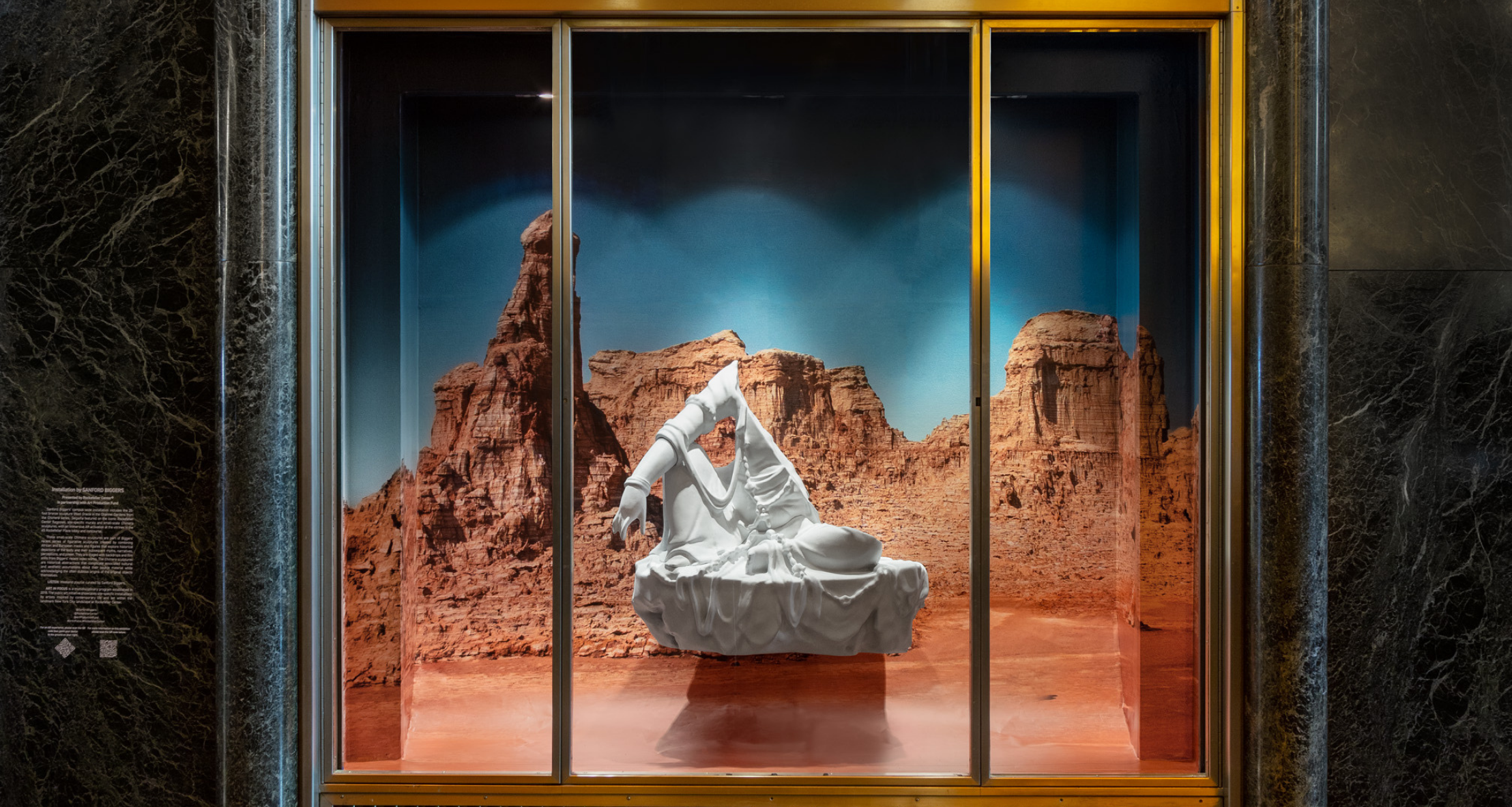 Sanford Biggers Vitrine at Rockefeller Center