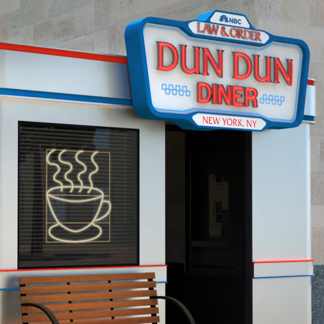 Exterior of the "Law & Order" Dun Dun Diner