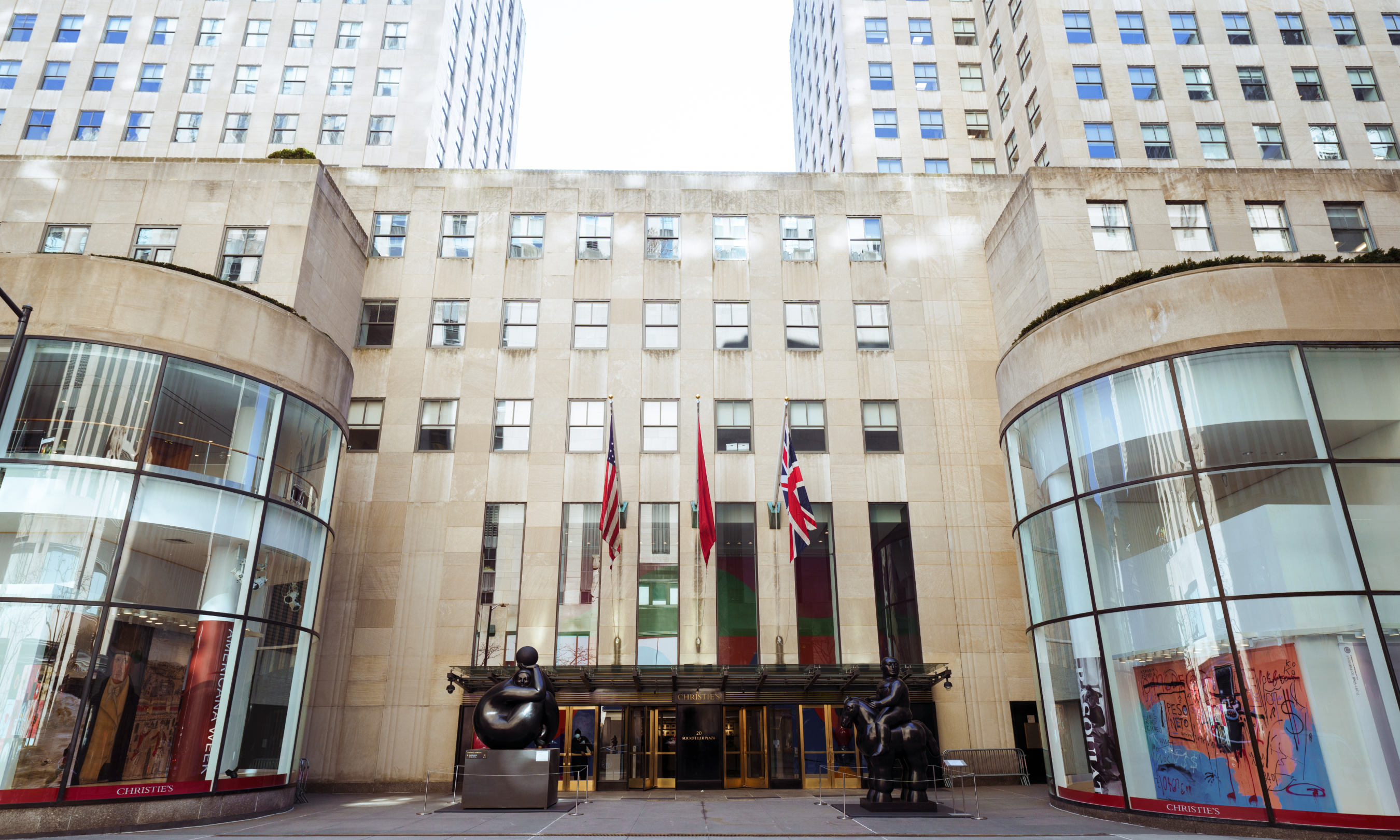 Exterior of Christie's Auction House at Rockefeller Center