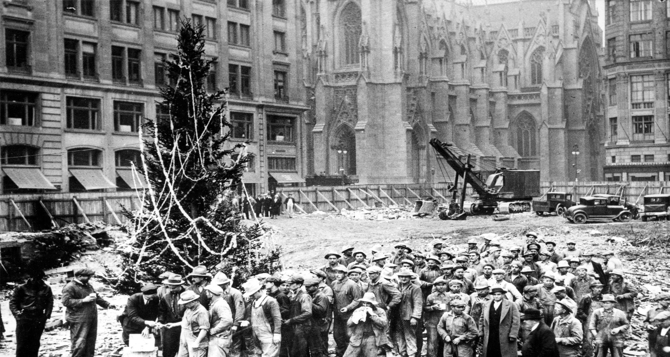 Rockefeller Centers first christmas