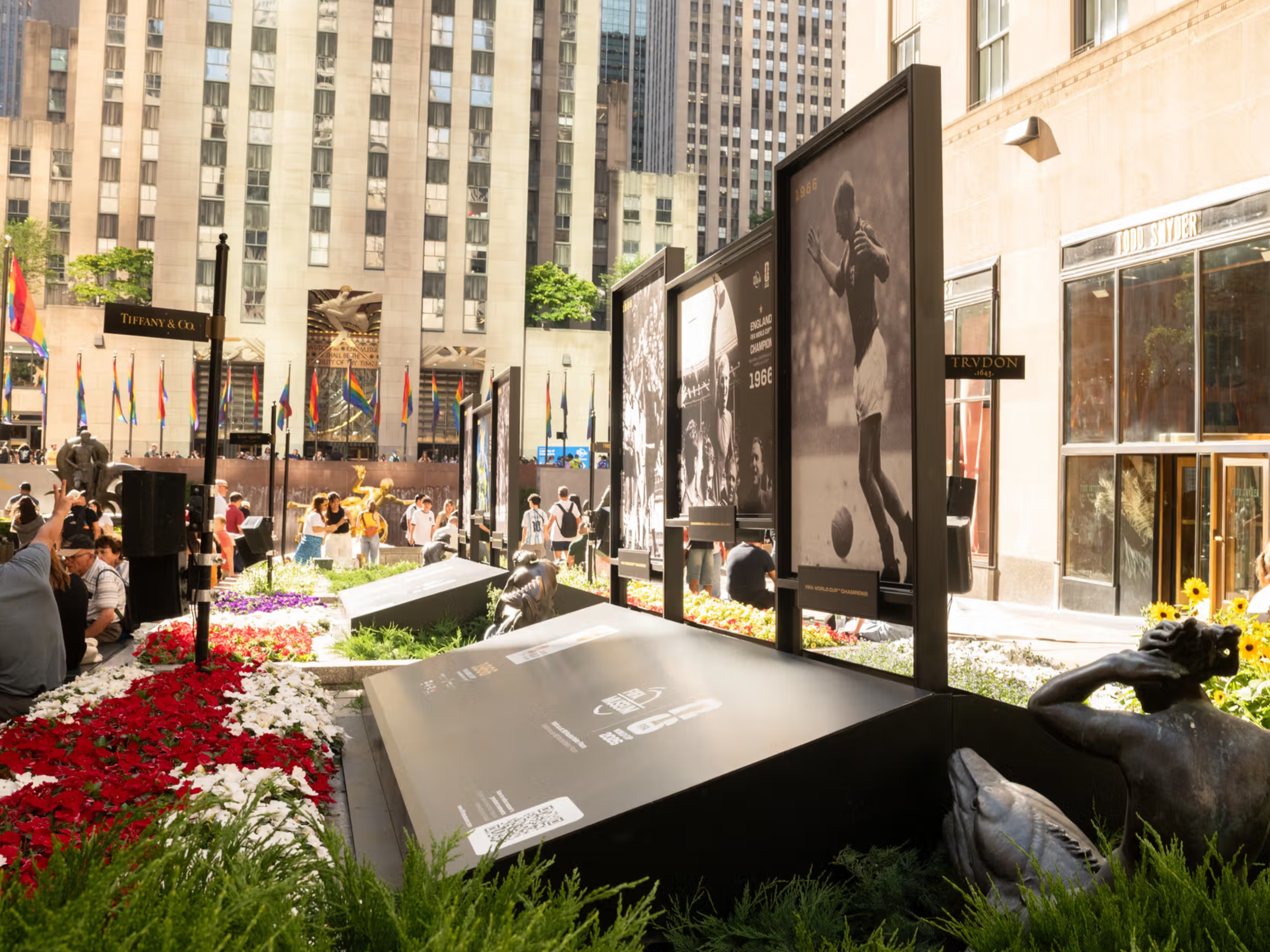 world cup fan village at rockefeller center channel gardens