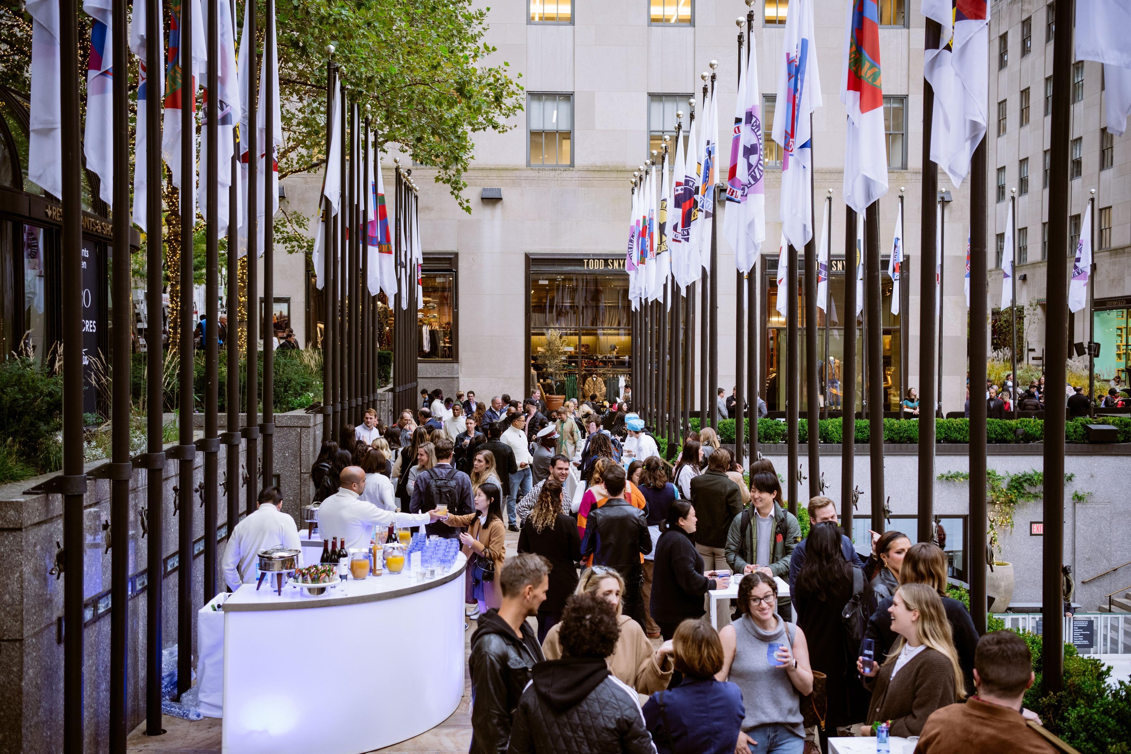 the rink at rockefeller center event