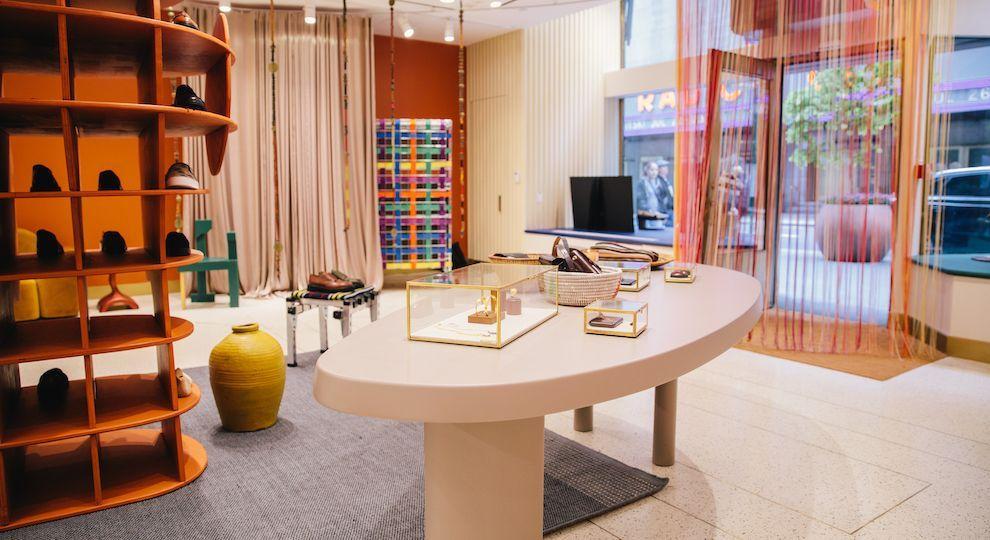 Interior of the Armando Cabral store at Rockefeller Center