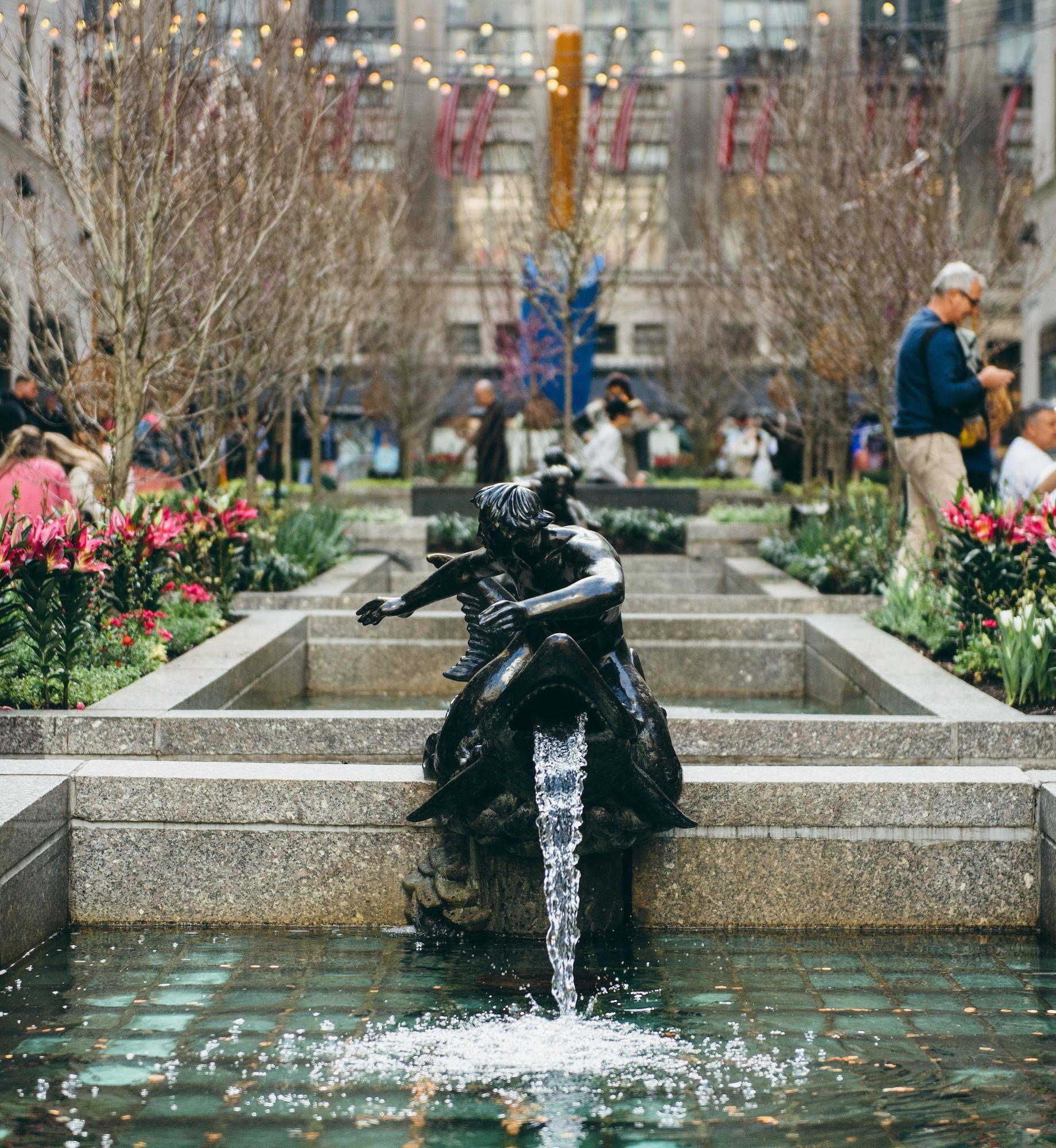 Channel Gardens at Rockefeller Center
