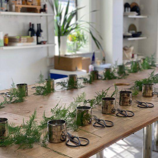 Flower-arranging workshop at Flower Girl