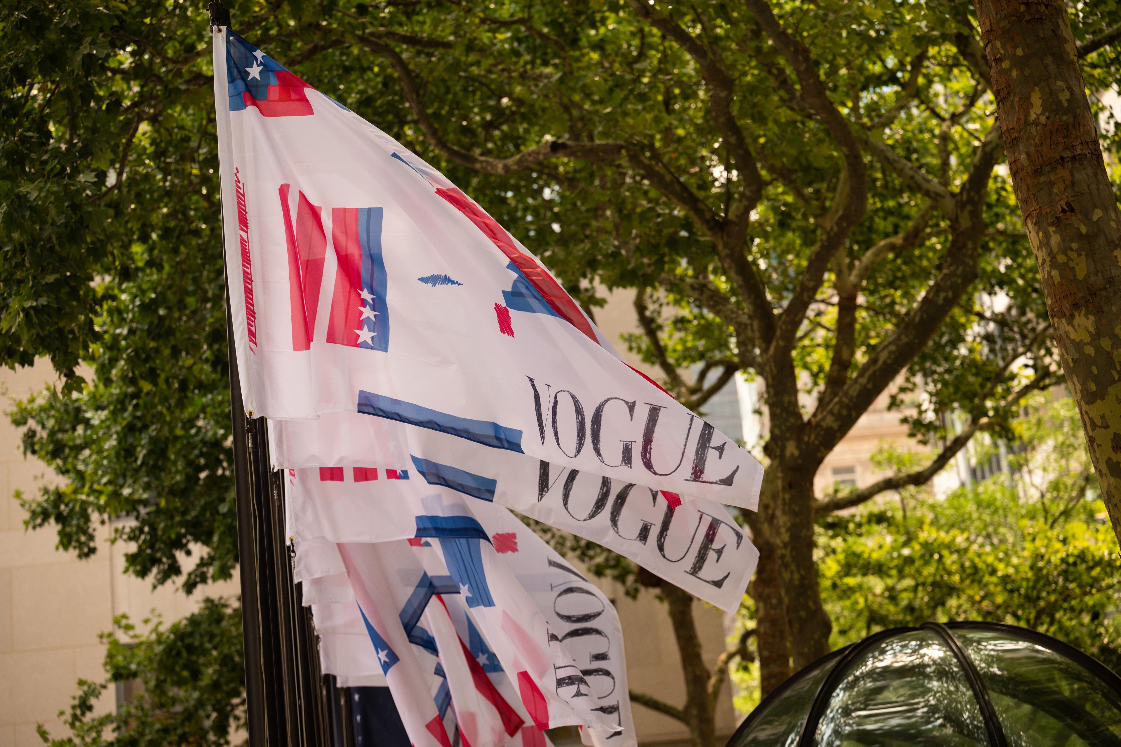 vogue united flags of fashion at rockefeller center