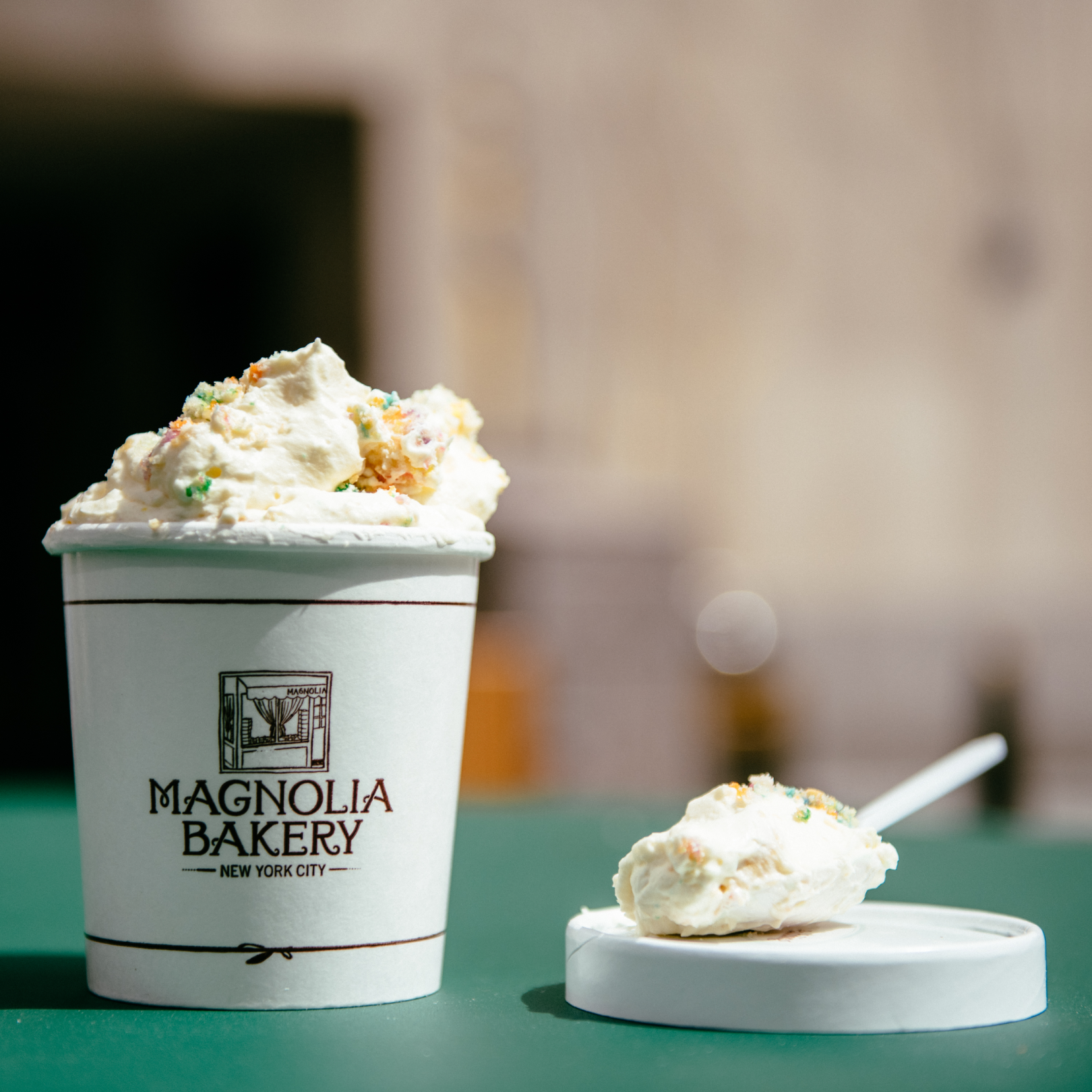 Banana pudding from Magnolia Bakery at Rockefeller Center