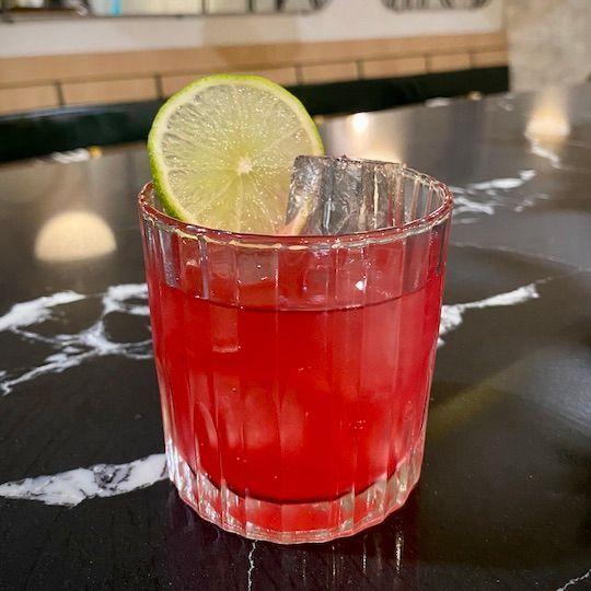 The Homer's Day Off cocktail from 21 Greenpoint at Rockefeller Center