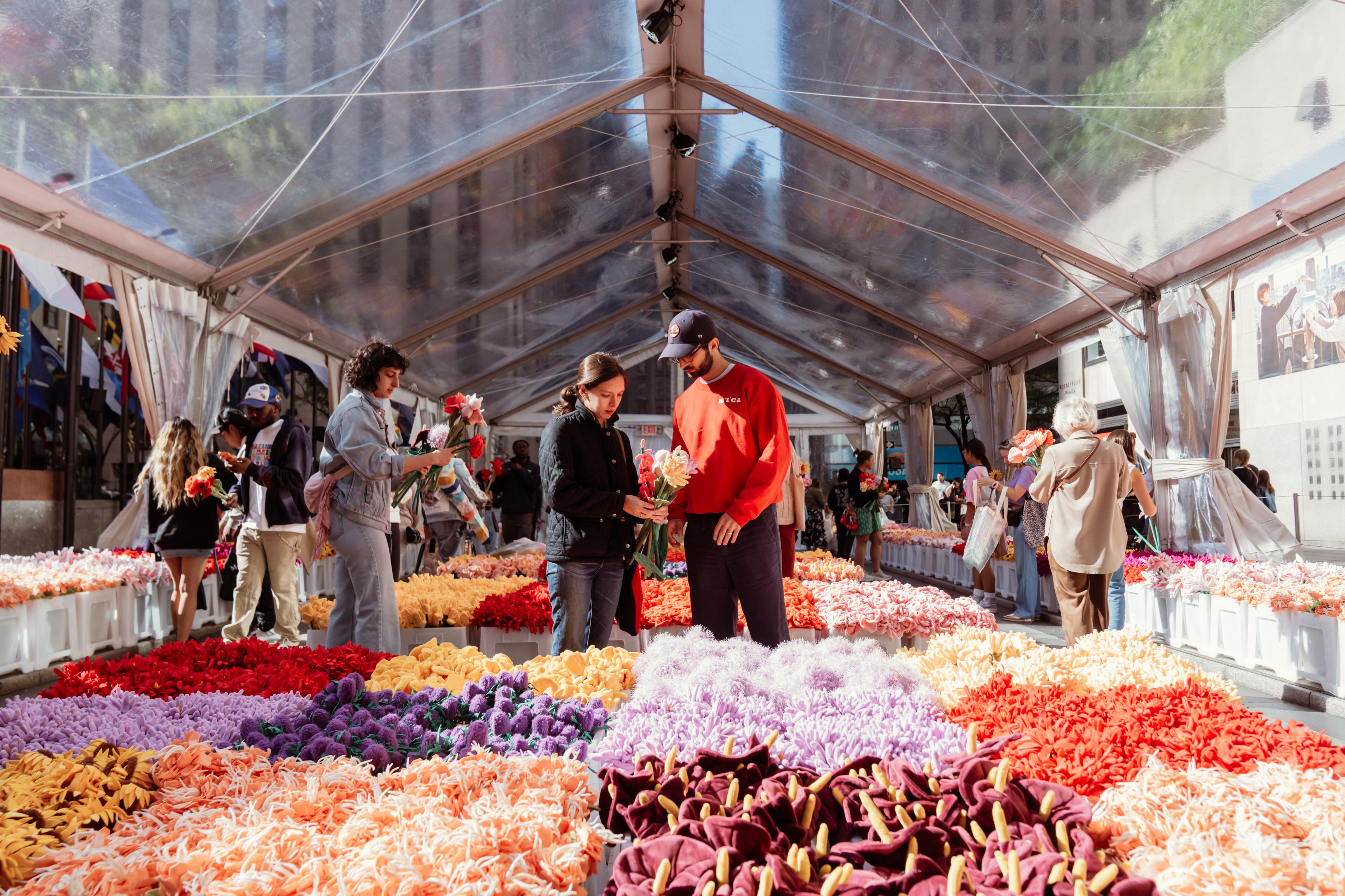 cj hendry flower market at rockefeller center