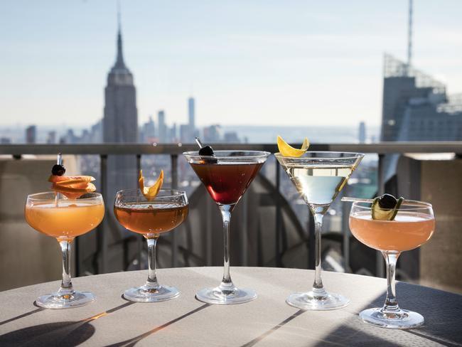 cocktails at bar sixtyfive