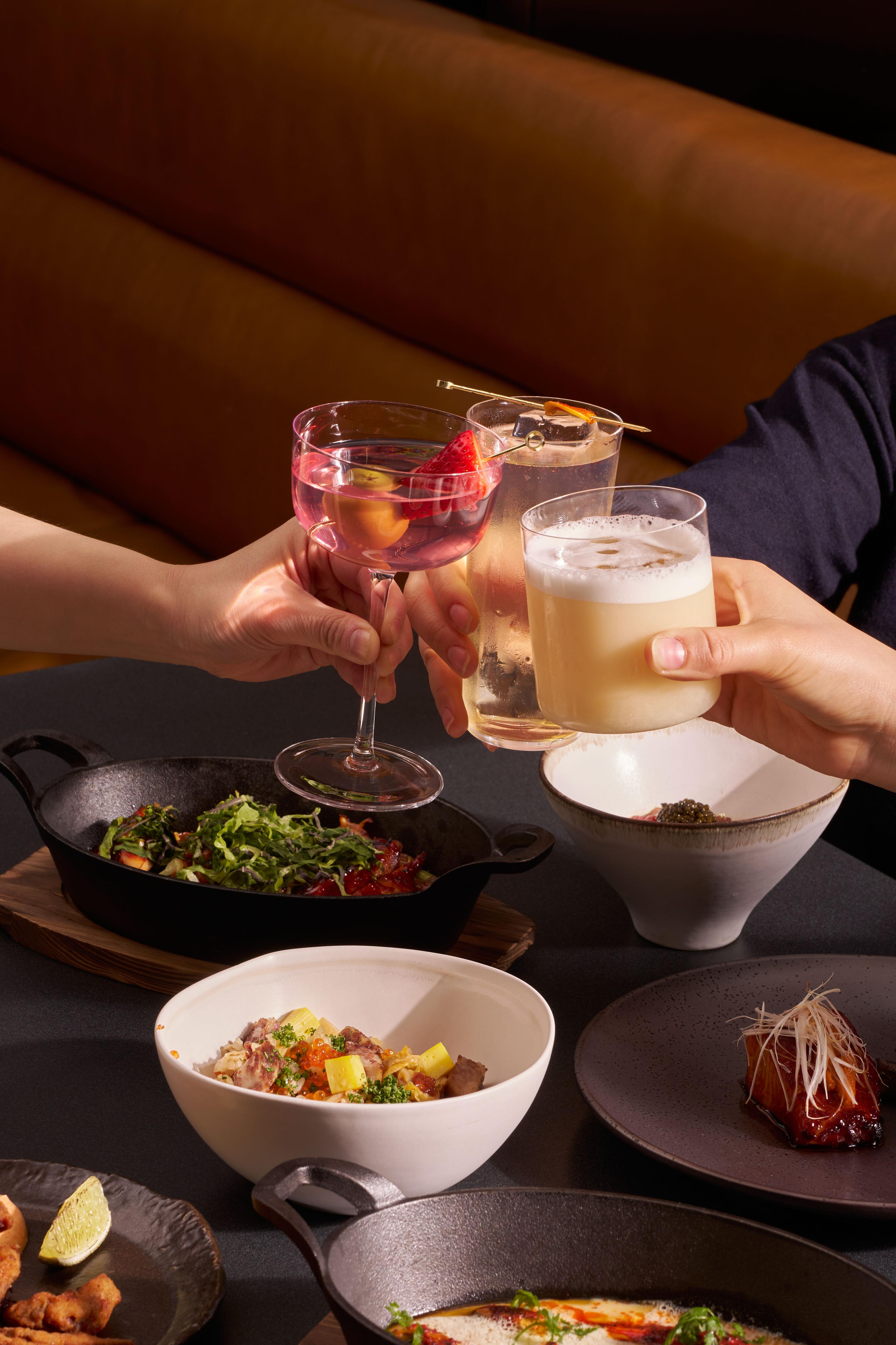 drinks and food at naro