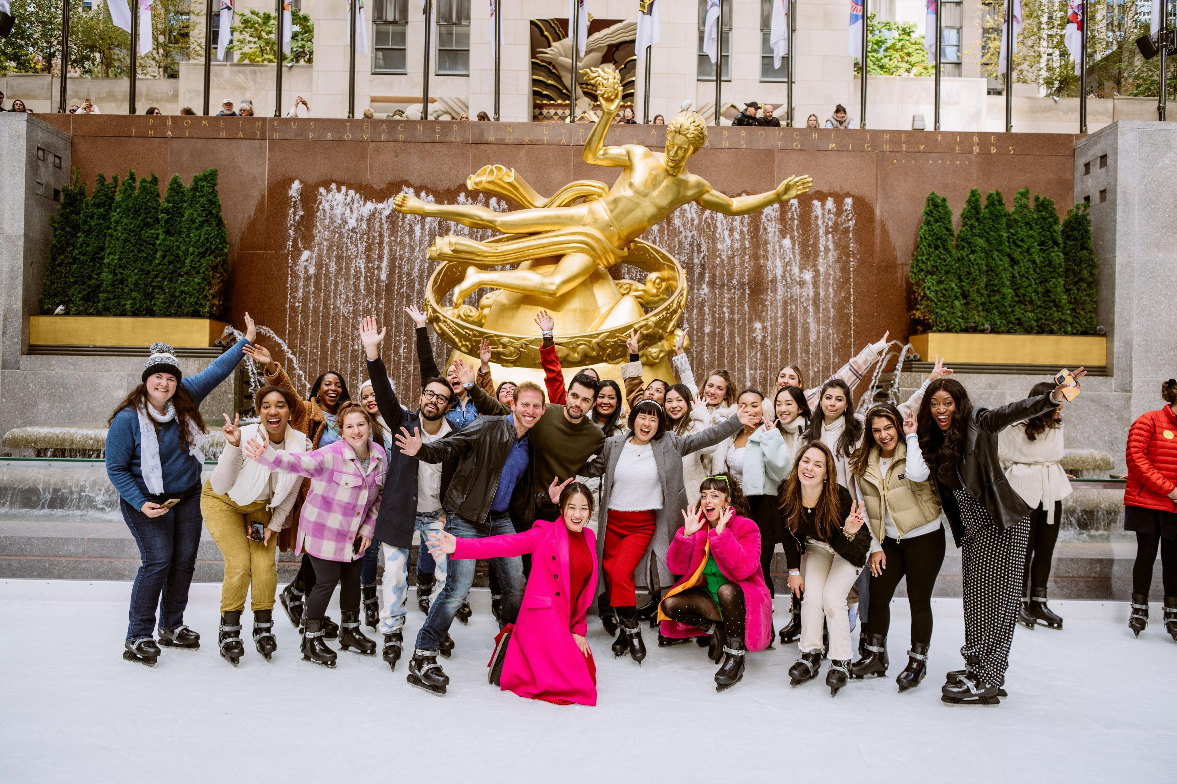 the rink at rockefeller center event