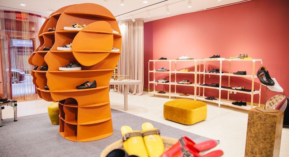 Interior of the Armando Cabral store at Rockefeller Center