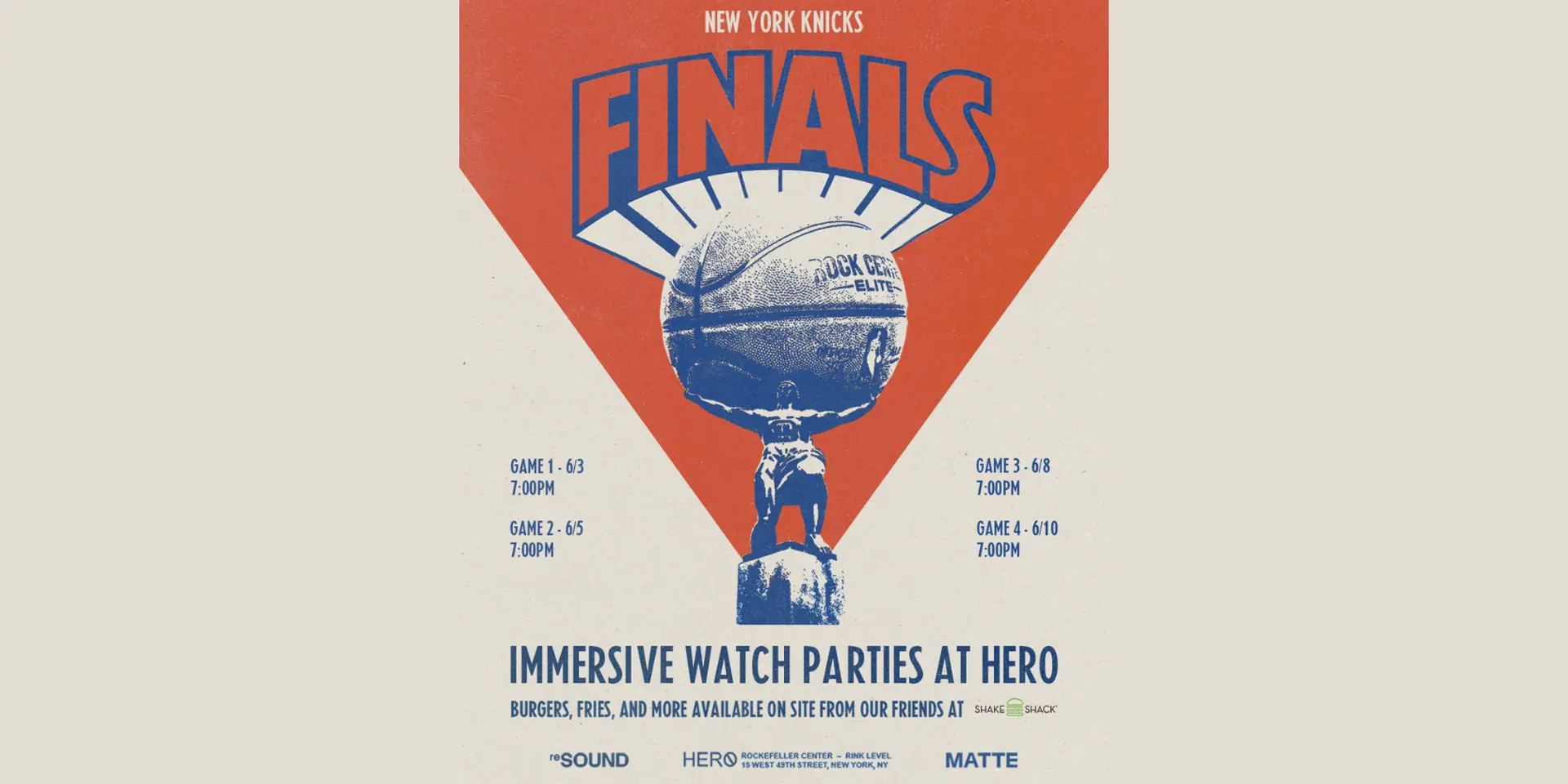 knicks immersive watch parties at hero