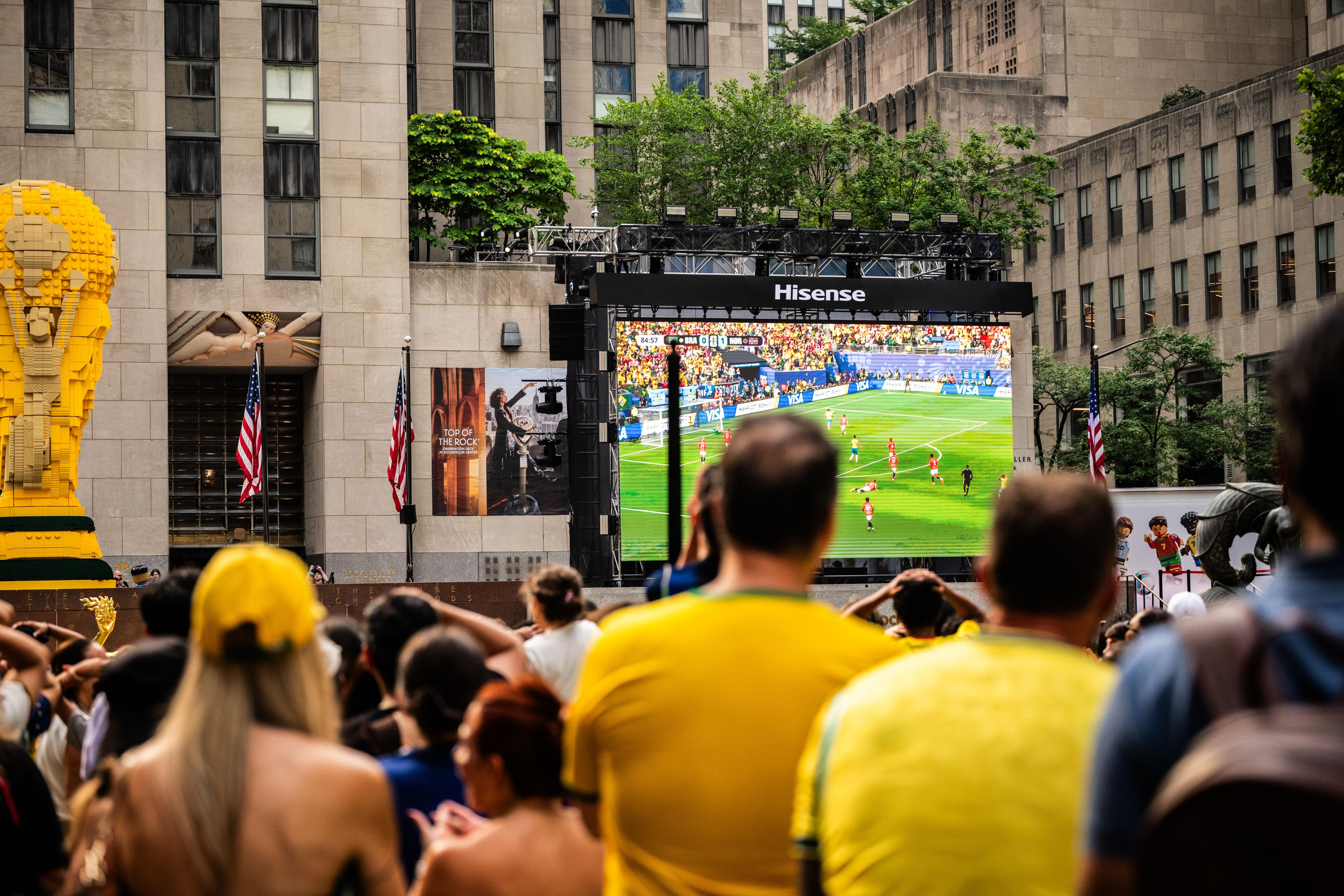fan village at rockefeller center
