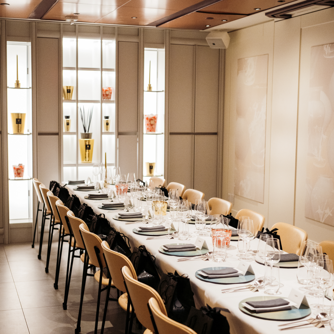 NARO's private dining room at Rockefeller Center