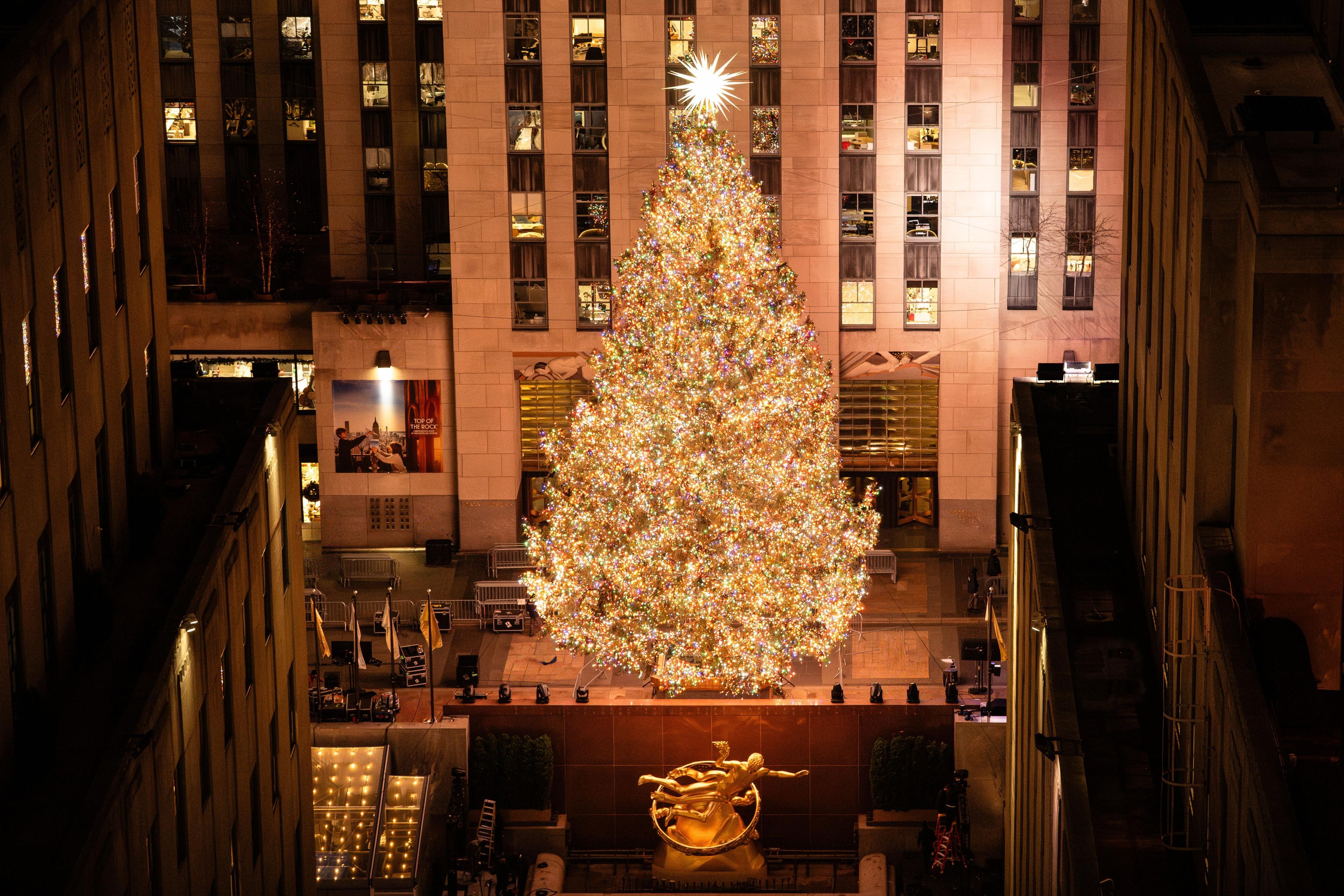 the rockefeller center christmas tree