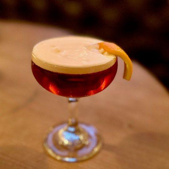 The Prometheus cocktail from Smith & Mills at Rockefeller Center