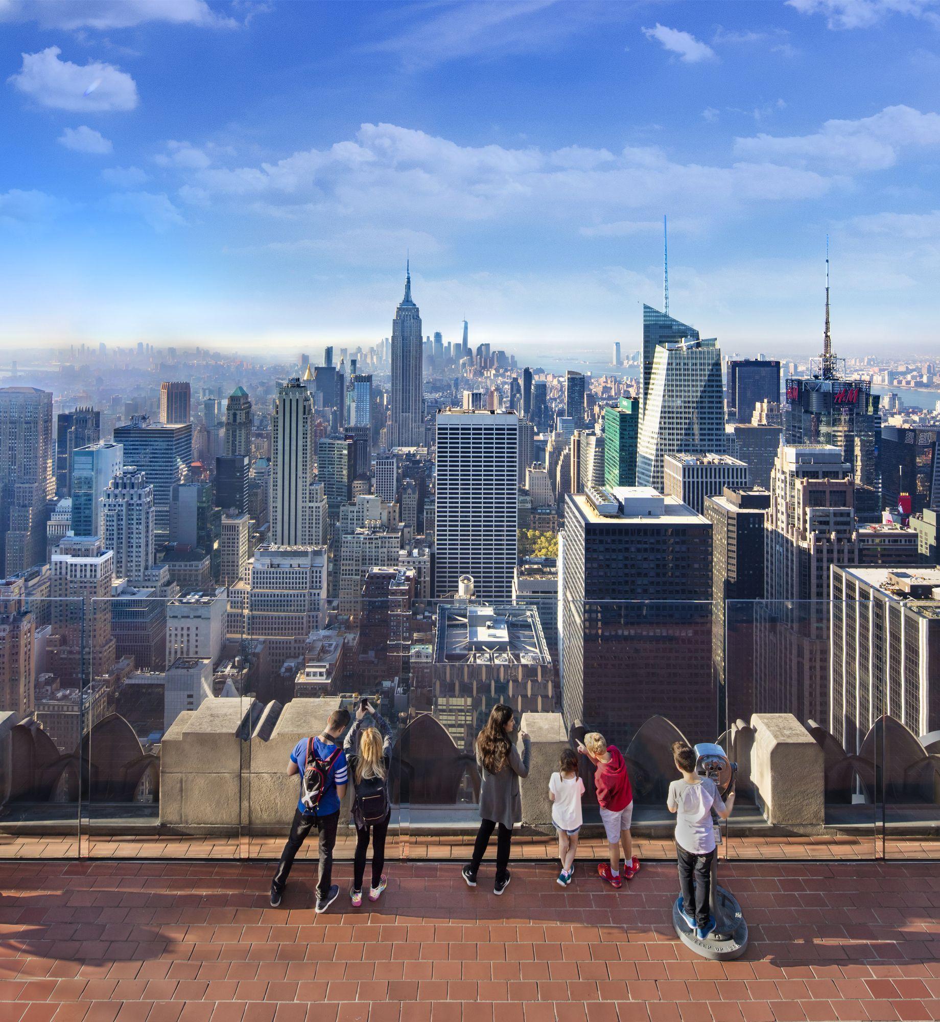 Top of the Rock view