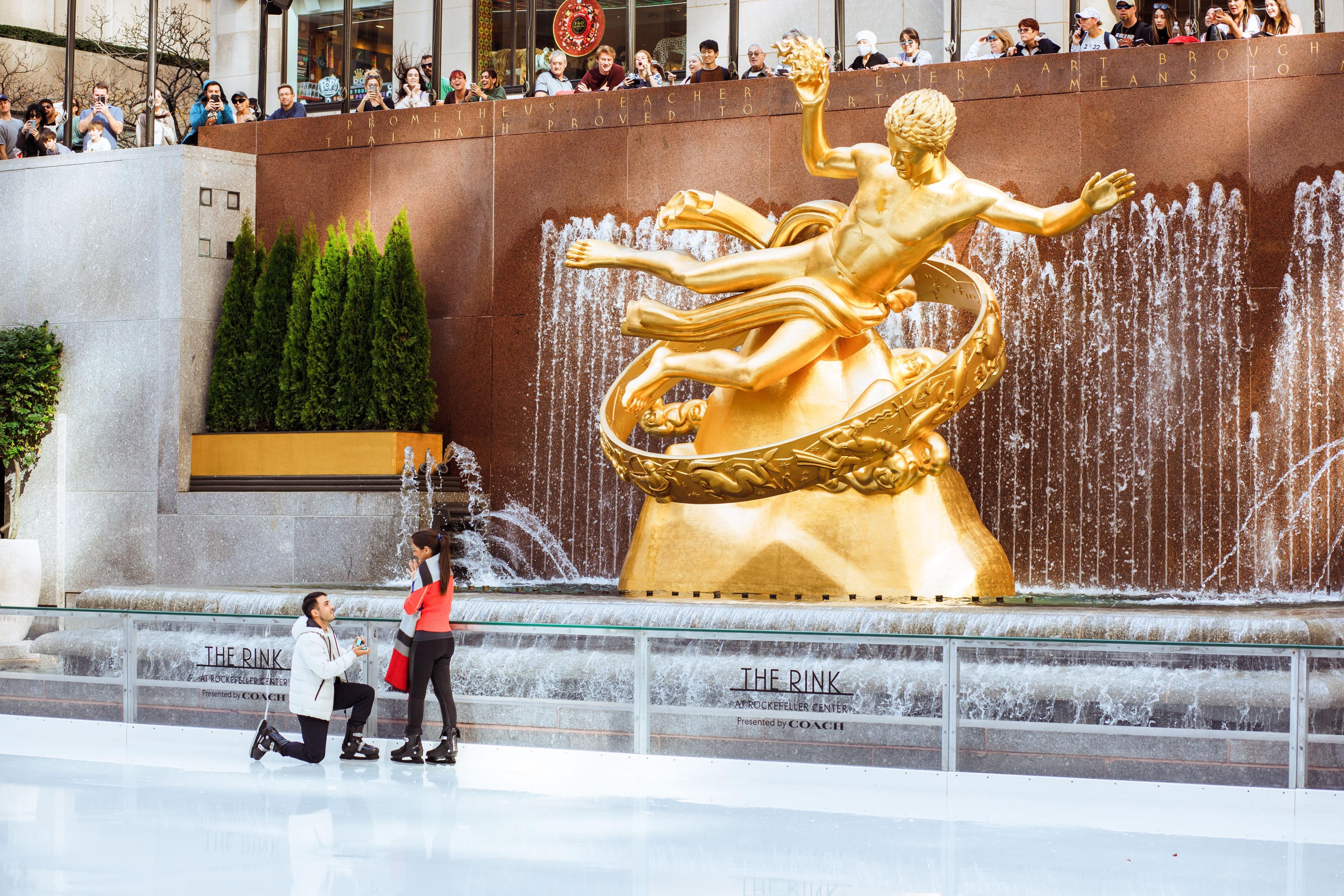 the rink at rockefeller center event