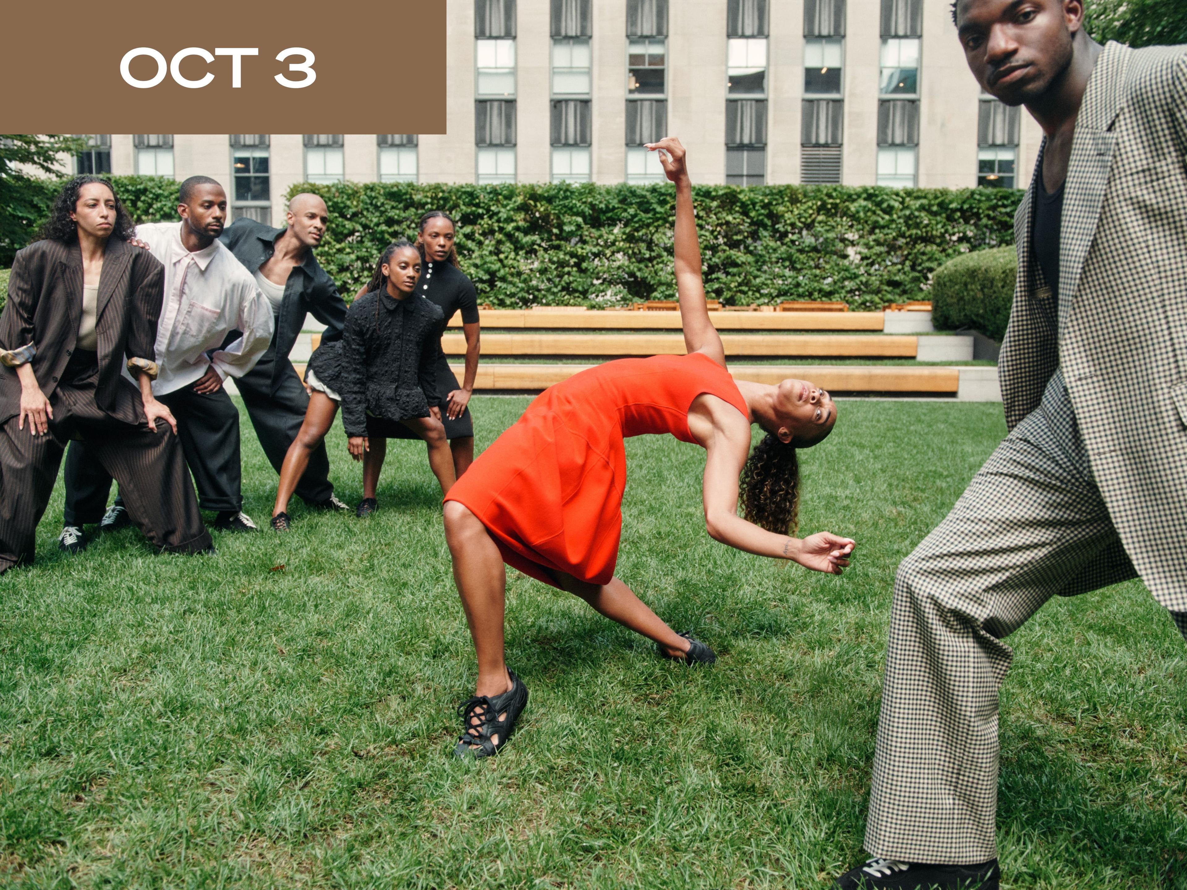 alvin ailey dancers at rockefeller center