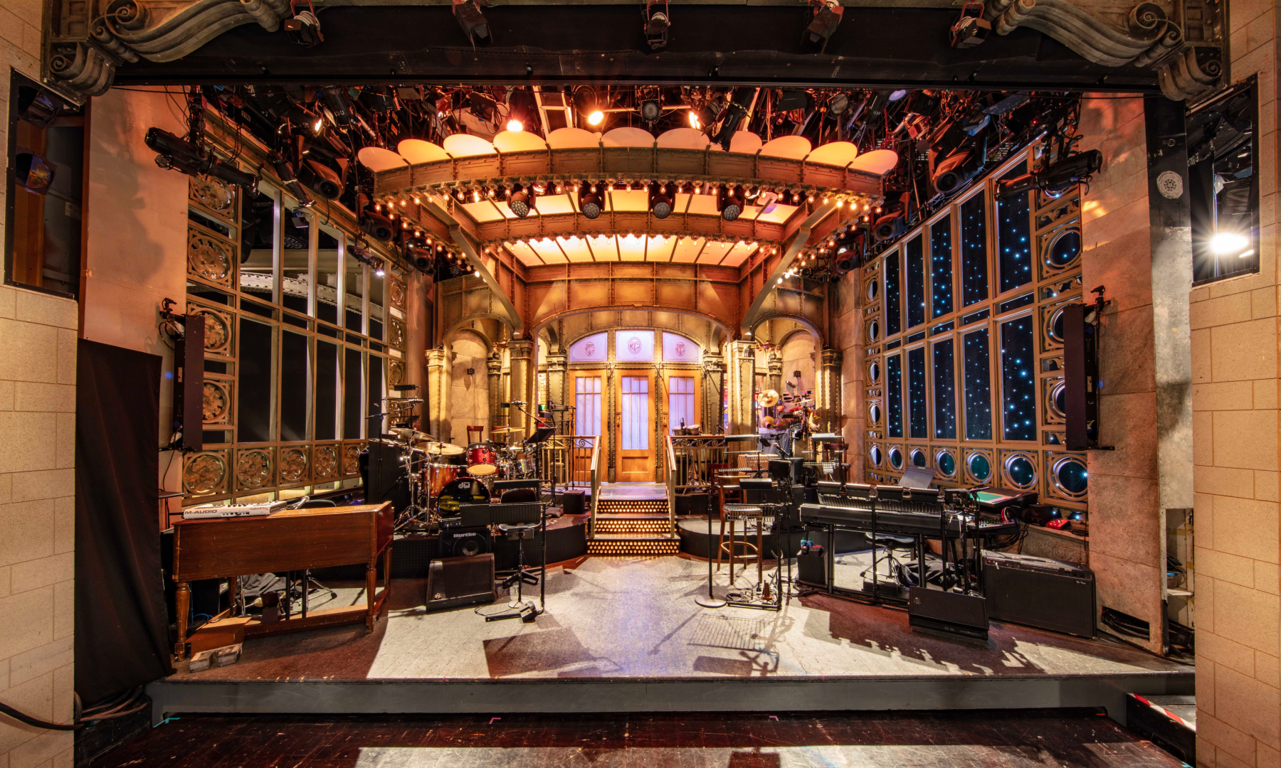 The "Saturday Night Live" stage at Rockefeller Center