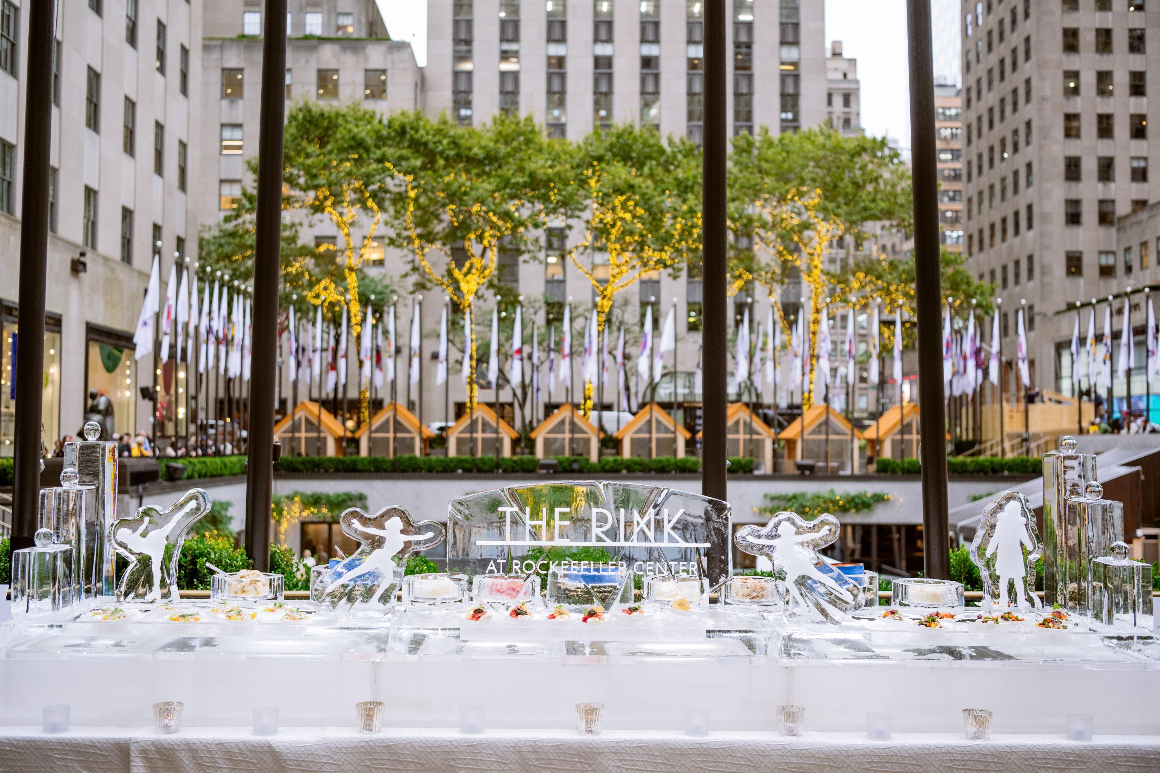 the rink at rockefeller center event