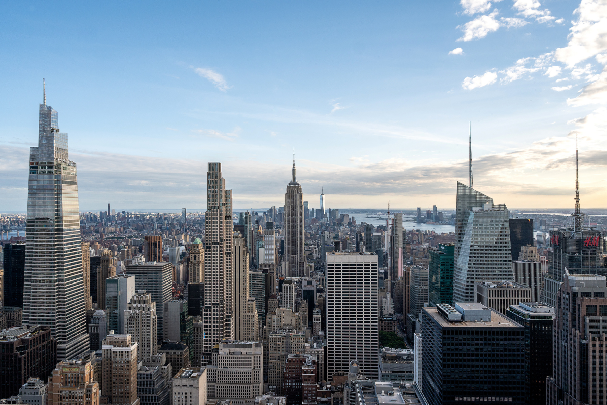 Skyline View with Empire State Building
