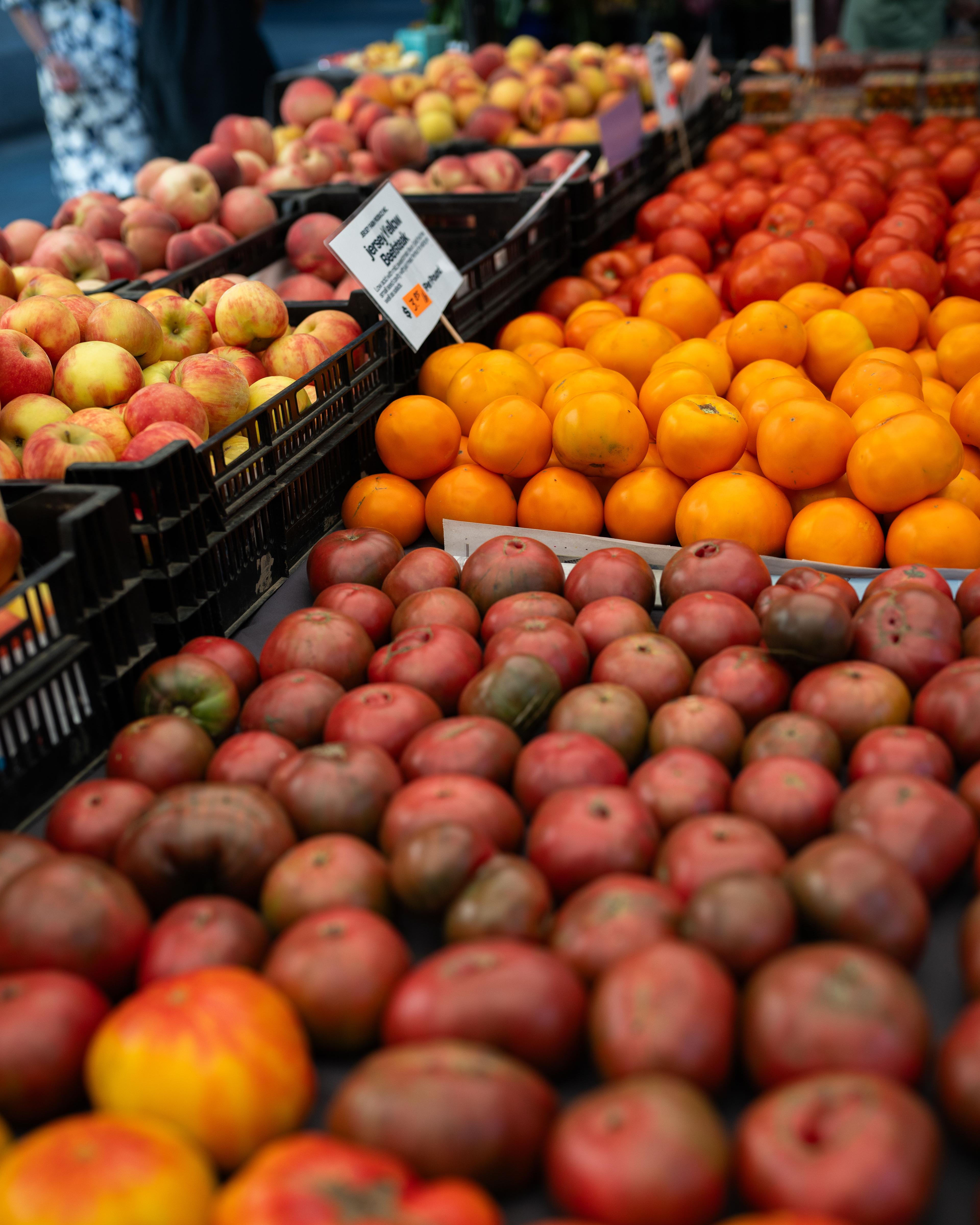 fresh produce from greenmarket