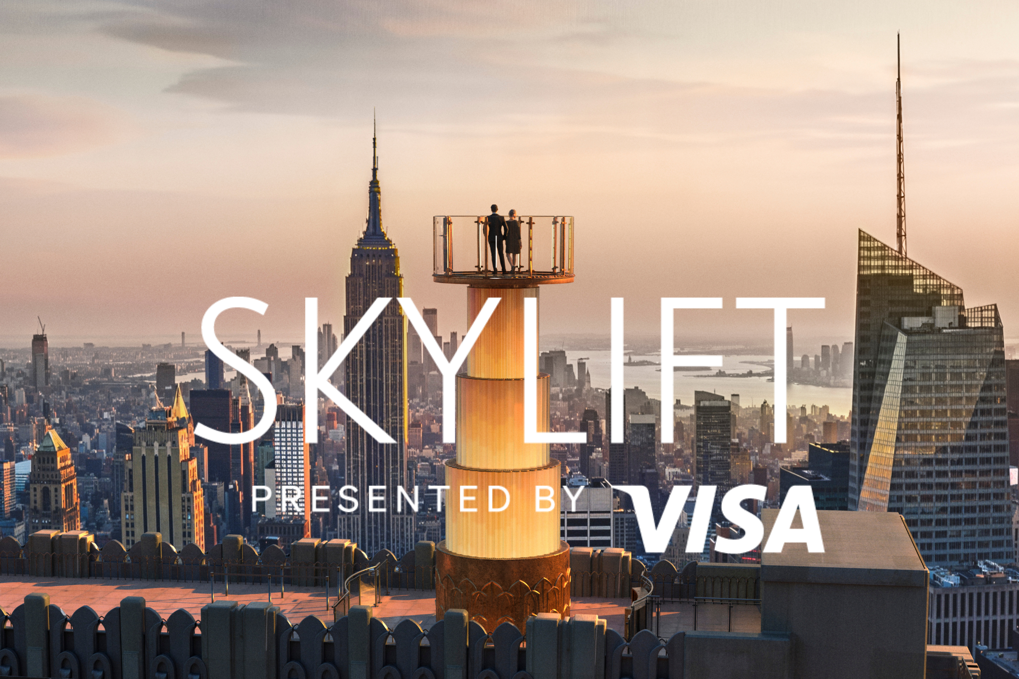 SKYLIFT and view of the city