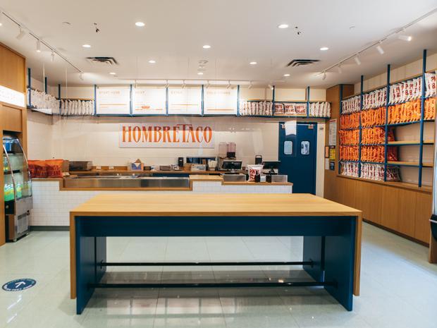 Inside Hombre Taco in the Concourse