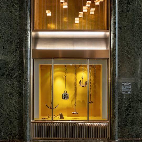 Artwork by Melissa Joseph on display at Rockefeller Center