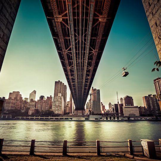 View of New York City from the Roosevelt Island Tram