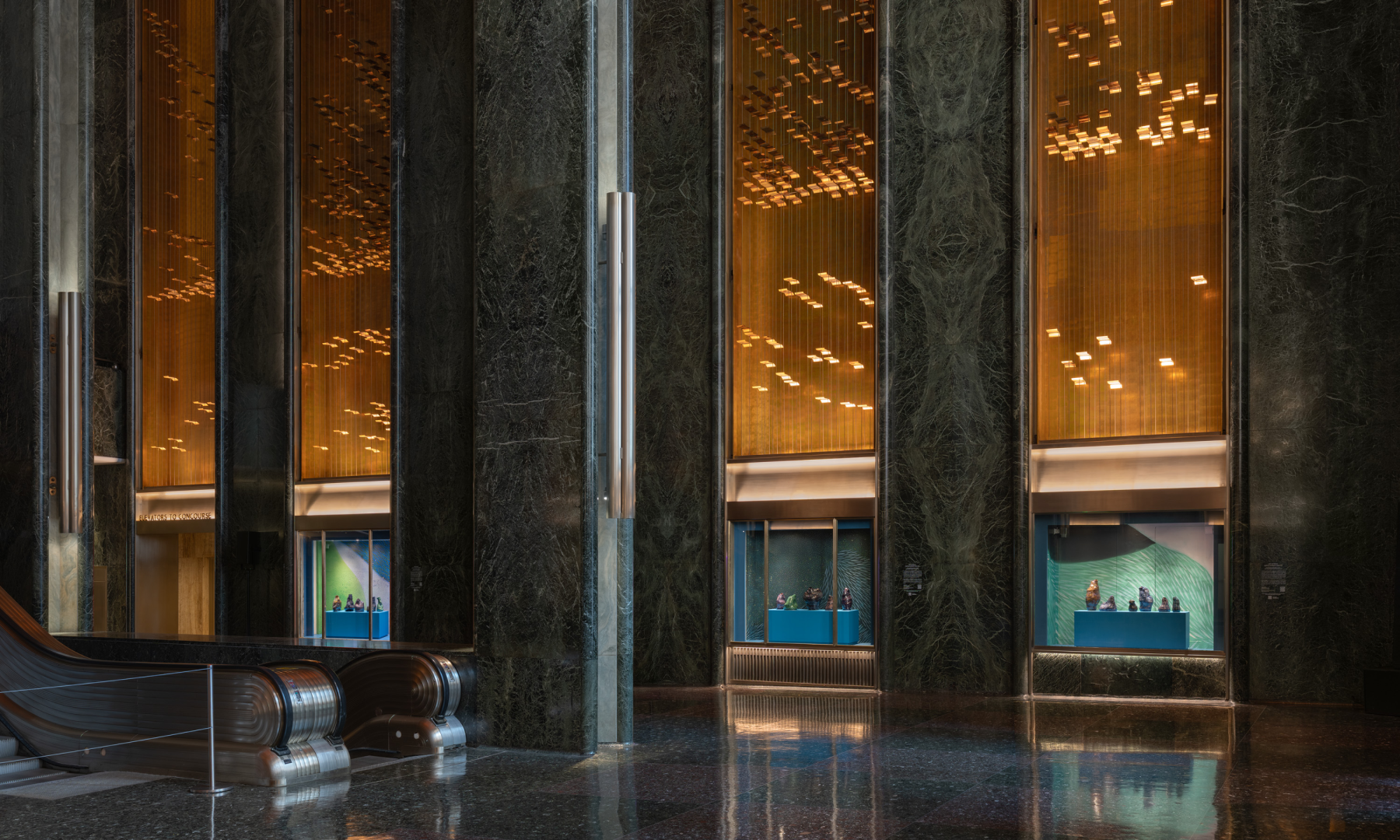 Artist Julia Chiang's ceramic sculptures on display at Rockefeller Center