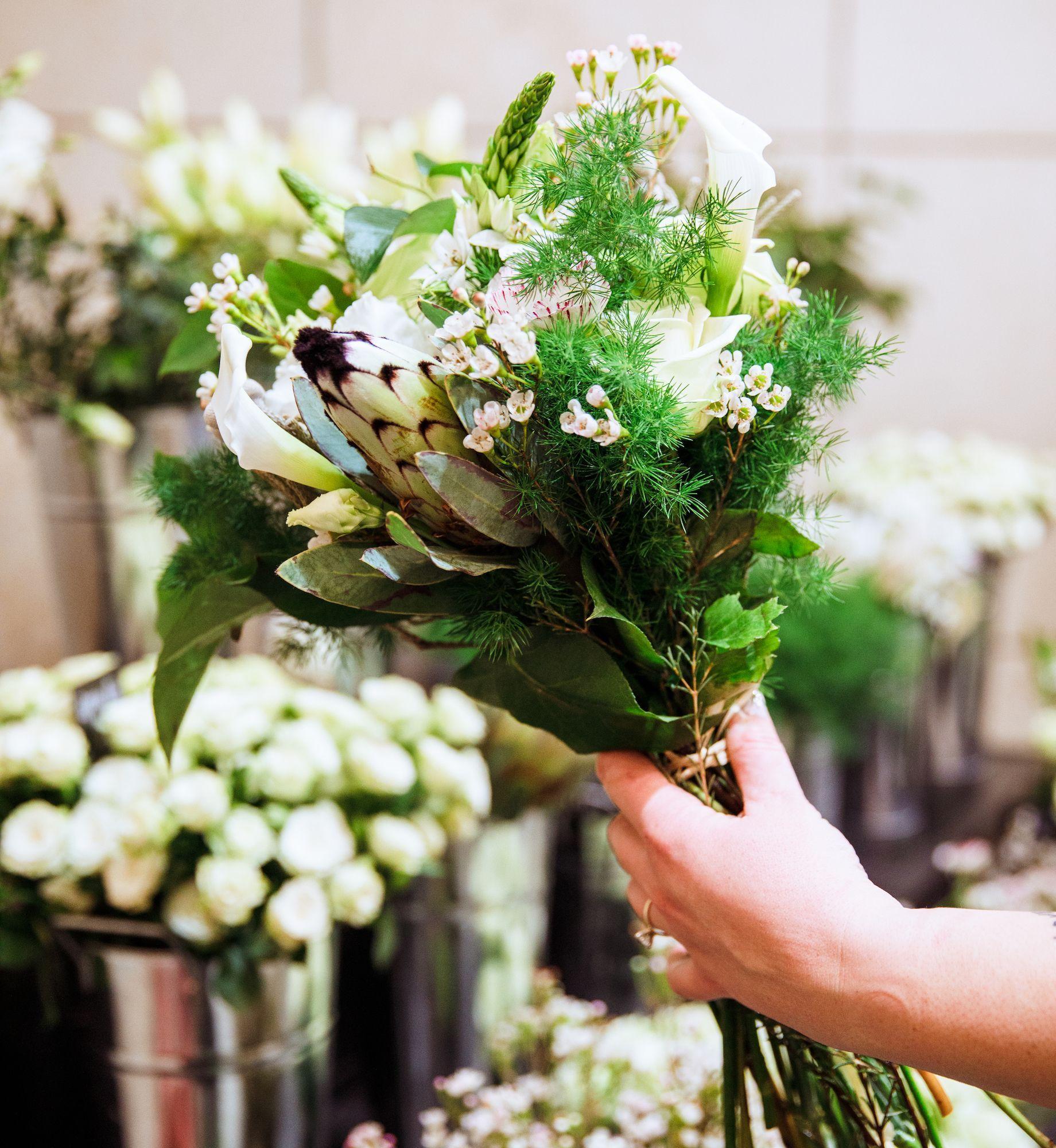 Bouquet of flowers from Flower Girl at Rockefeller Center