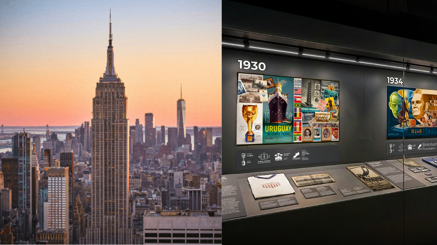 top of the rock and fifa museum