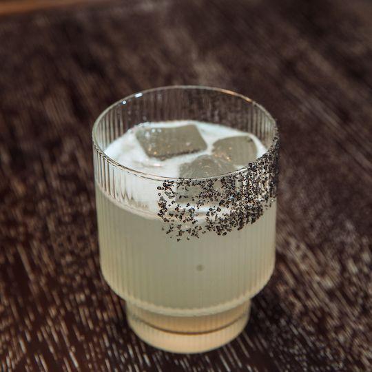 The Wisteria Pergola cocktail from Five Acres at Rockefeller Center