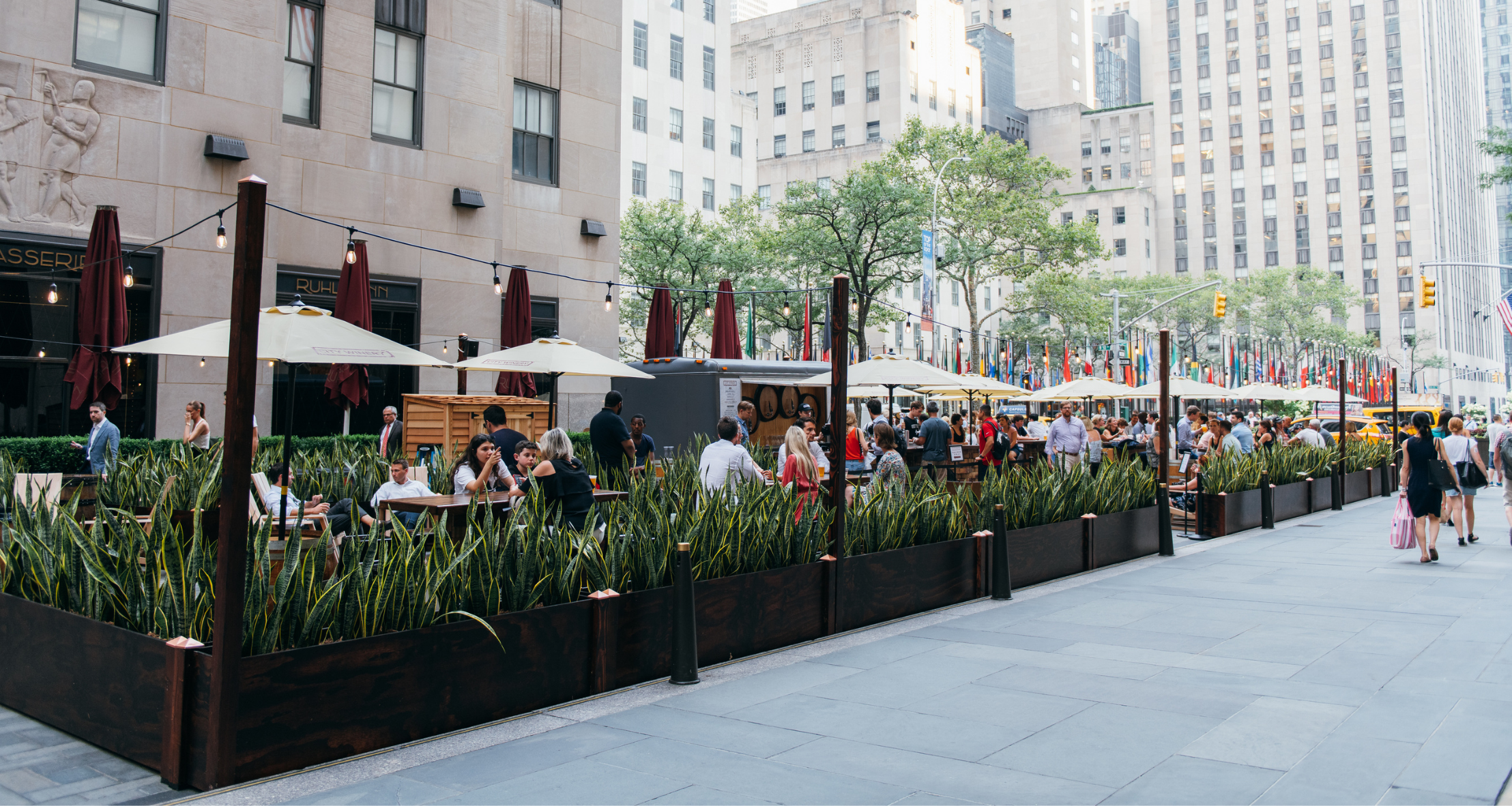 A view of City Winery at Rockefeller Center
