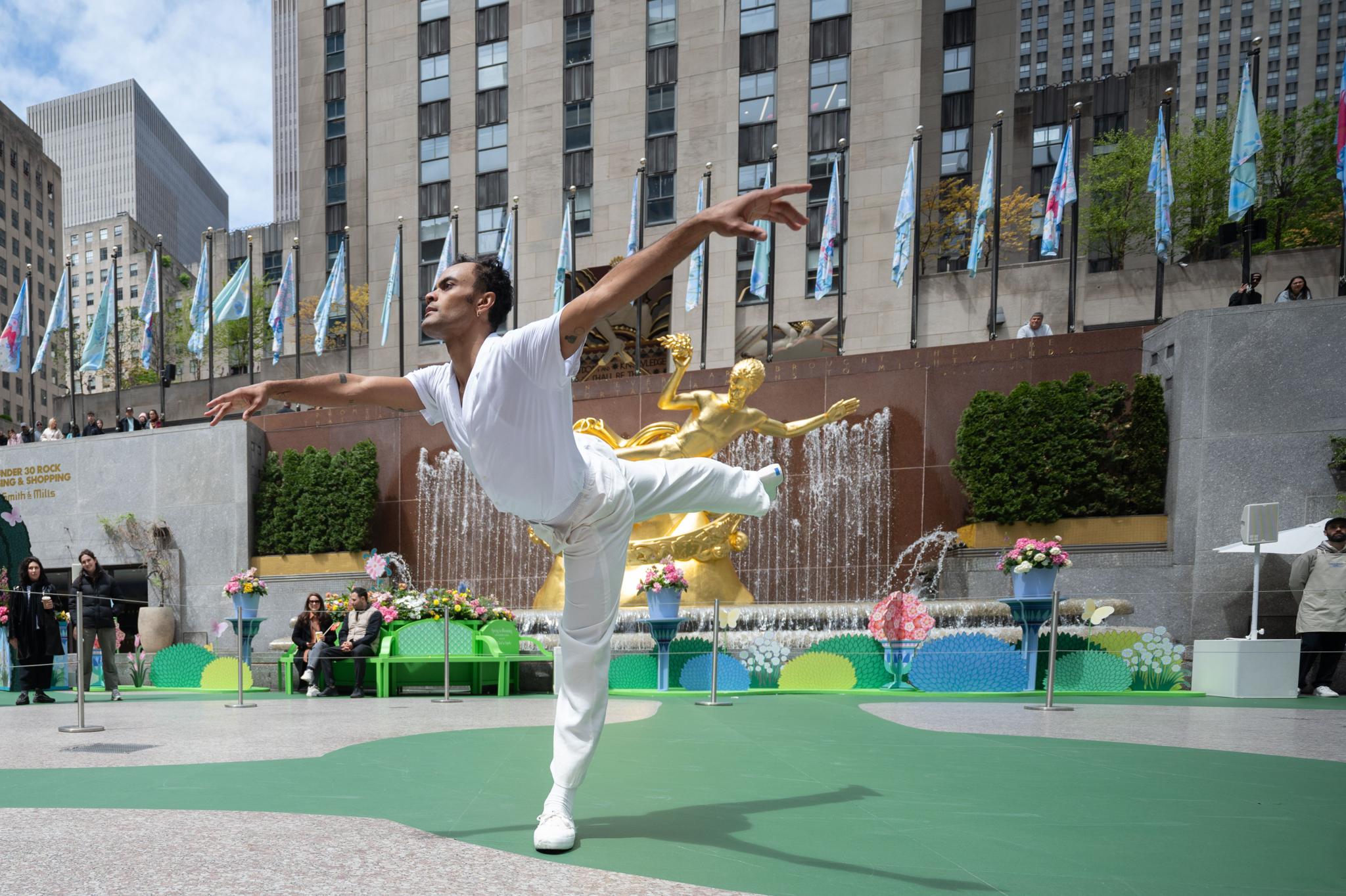 Next Rockefeller Spring is Blooming at Rockefeller Center with Van Cleef & Arpels